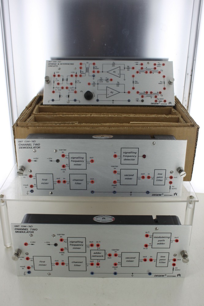 DEGEM SYSTEMS UNITCOM 7B CHANNEL TWO MODULATOR DEMODULATOR CIRCUITS