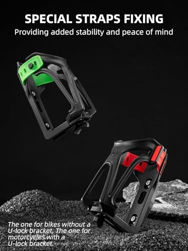 Motorcycle Water Bottle Holder Bike Cup Holder - Bottle Size Adjustable for