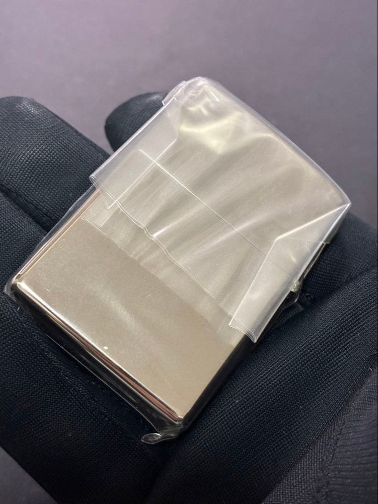 Zippo Emoticons Red Silver One Sided Processing Oil Lighter Regular Japan