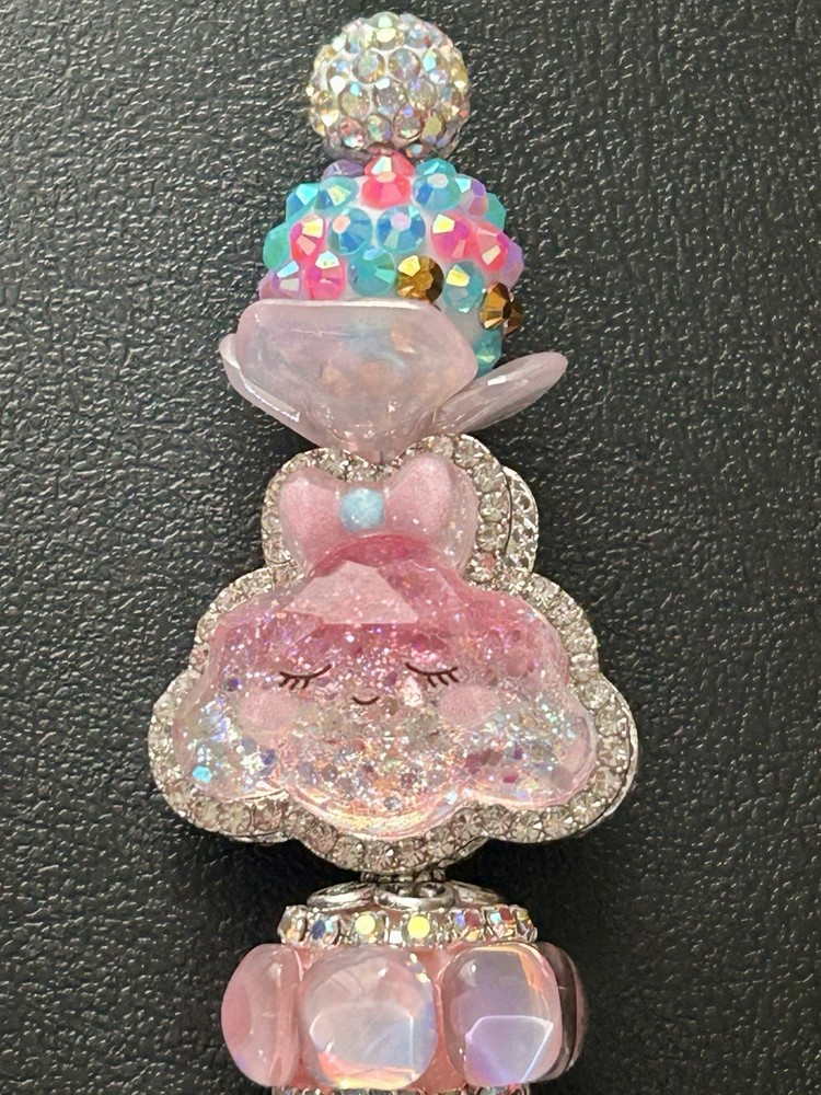 Pink Happy Cloud- Ink Pen