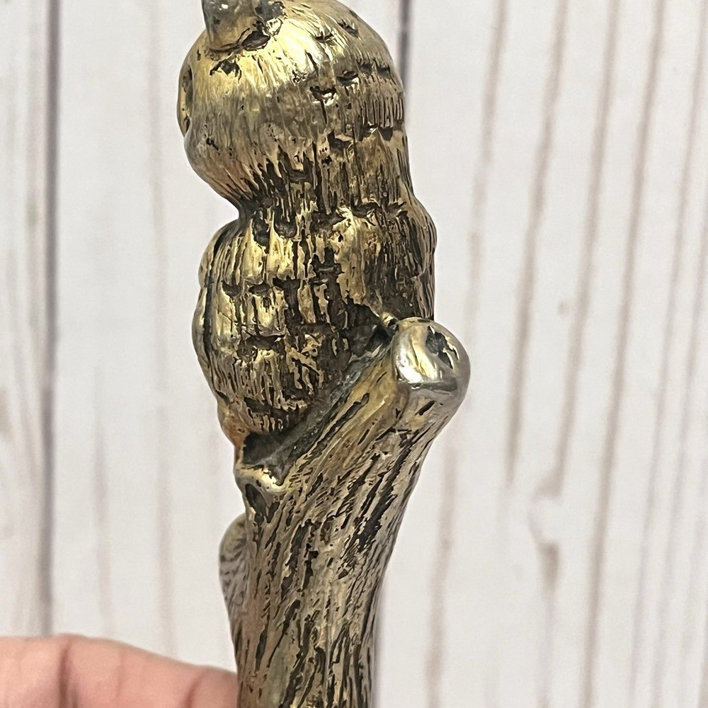 Vintage Owl Nutcracker MCM Woodland Kitchen Decor Rustic Cabincore