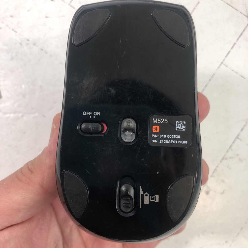 Logitech K520 Wireless Keyboard & M525 Mouse, USB Receiver