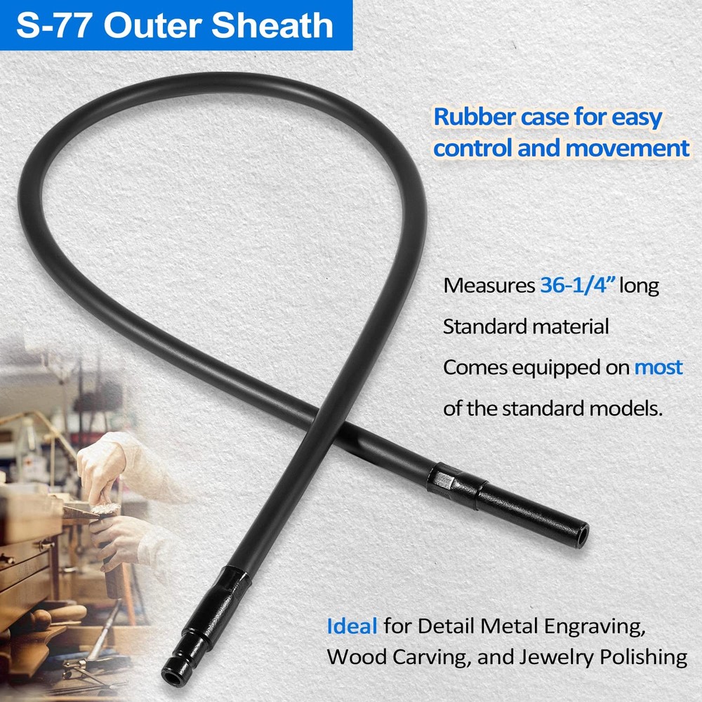 for Foredom Flexshaft S-93 Inner Shaft Cable & S-77 Outer Sheath Set