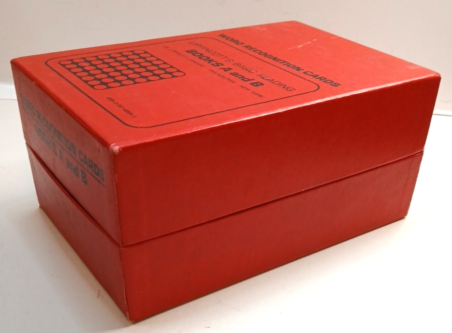 Lippincott's Basic Reading A & B Word Recoognition Cards Incomplete