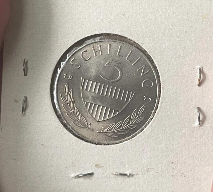 1971 Austria 5 Schilling L2