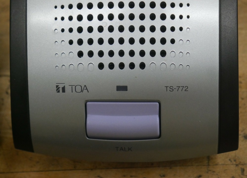 TOA Delegate Unit TS-772 Series Conference System w Microphone TS-774 mint
