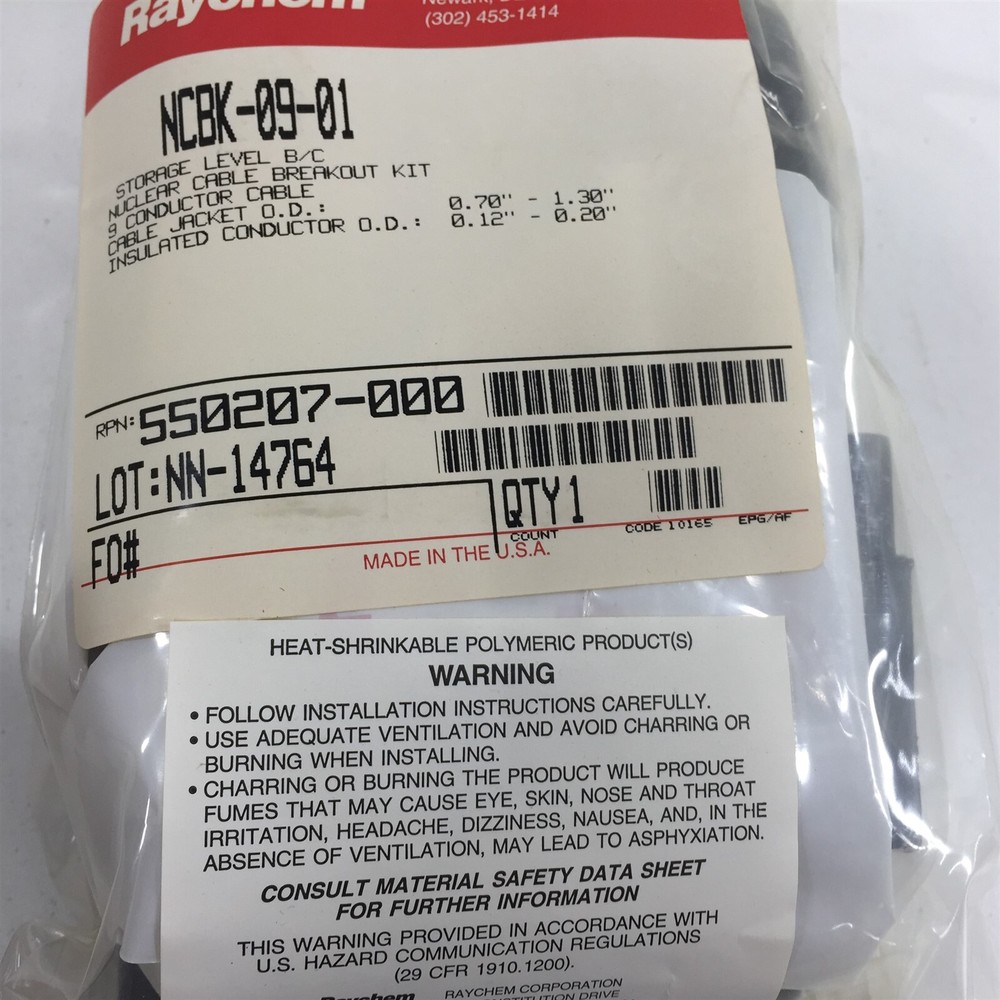 Raychem NCBK-09-01 Cable Breakout Kit