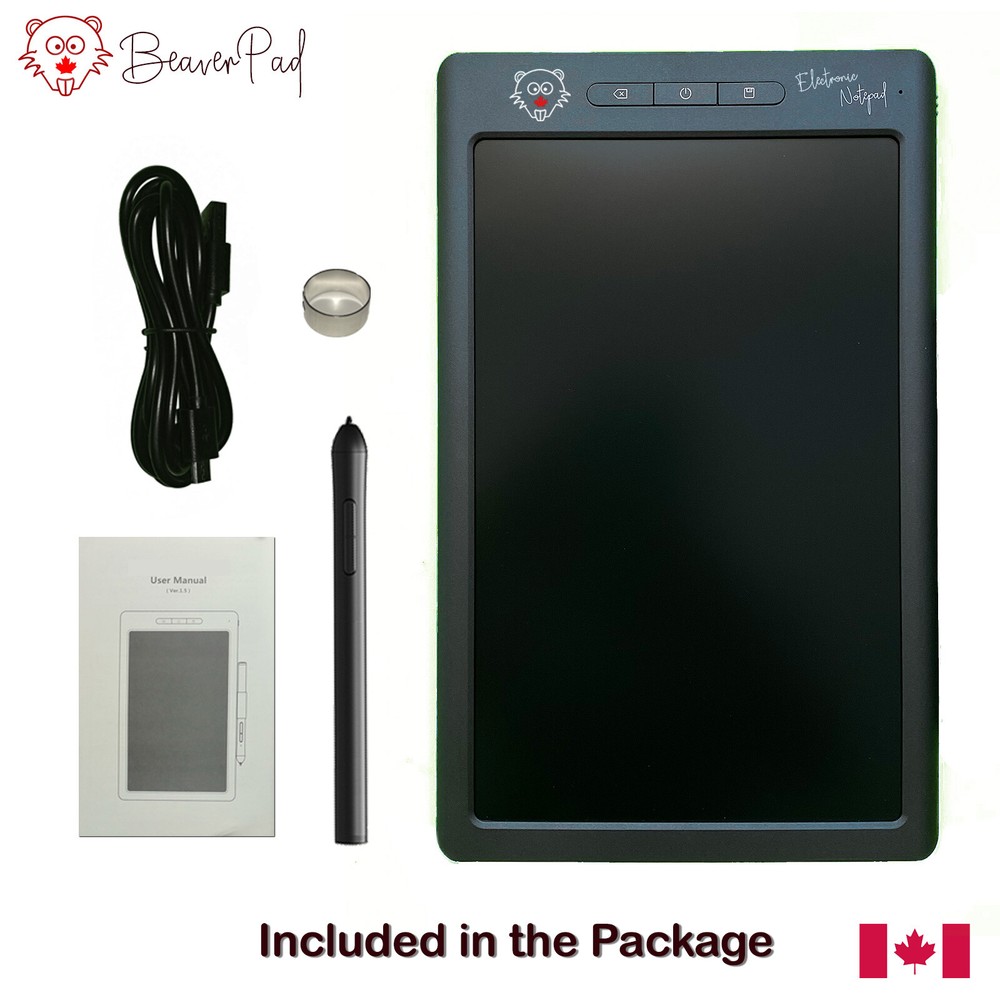 BeaverPad LCD Writing Pad & Graphics Tablet with Save, Memory & Bluetooth
