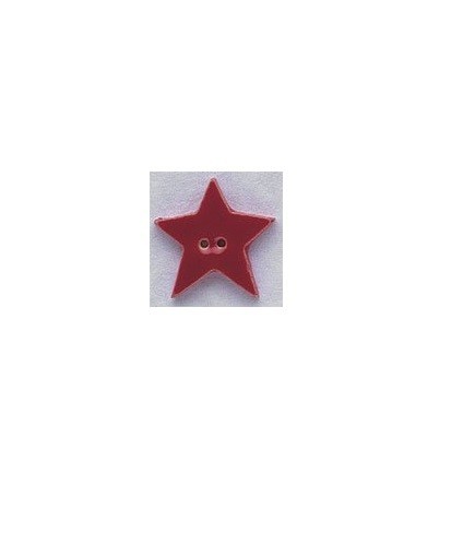 Mill Hill Ceramic Buttons 86182 Large Red Star