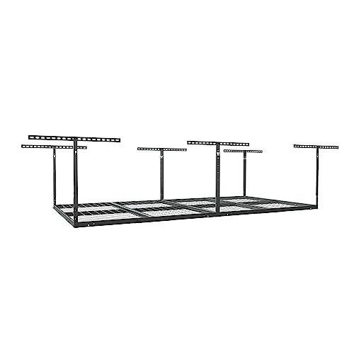 EVEREST 96"W x 38"H x 48"D Grey Adjustable Ceiling Mounted Overhead - Graphite