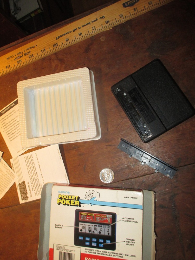 radica pocket poker tested