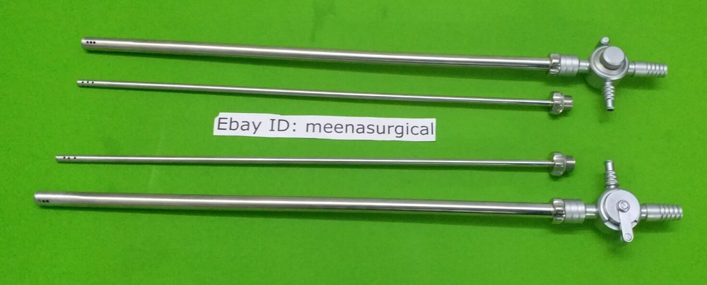 2PC Suction Irrigation 10x330mm Laparoscopic Endoscopy Surgical Instruments