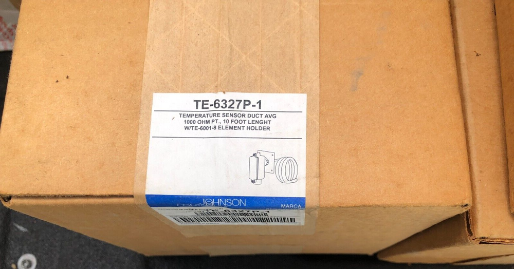 JOHNSON CONTROLS TE-6327P-1 NIB * TEMPERATURE SENSOR DUCT ELEMENT HOLDER