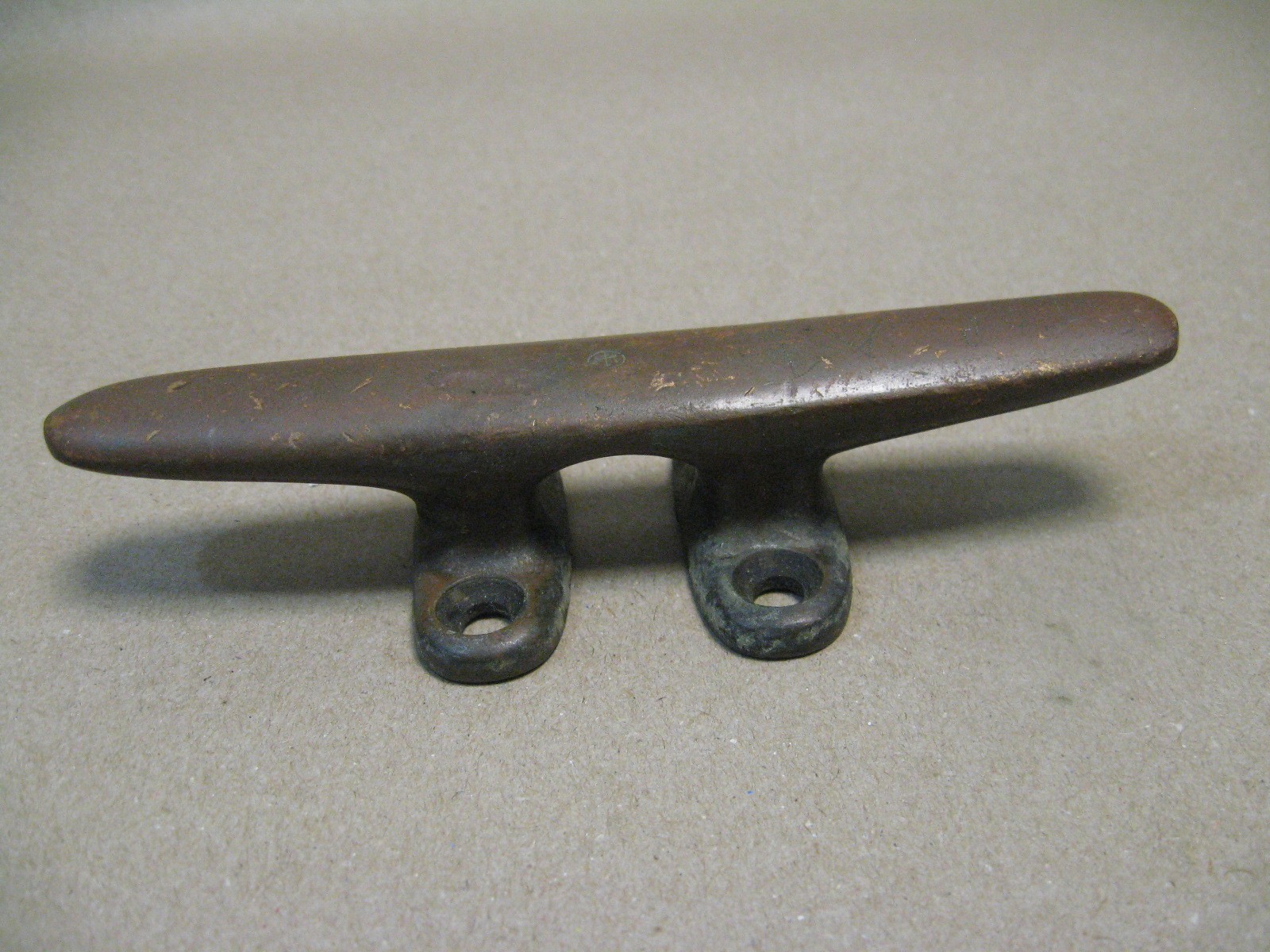 Antique Vtg 6" Solid Bronze Merriman Boat Sailboat Marine Mooring Cleat
