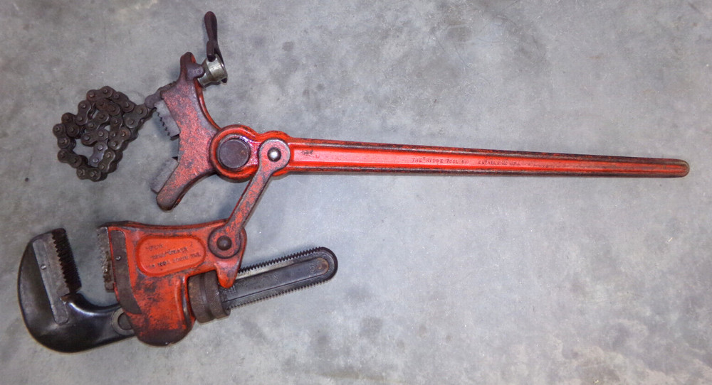 RIDGID Super Eight Compound Leverage Pipe Wrench S8-A 31390 8"