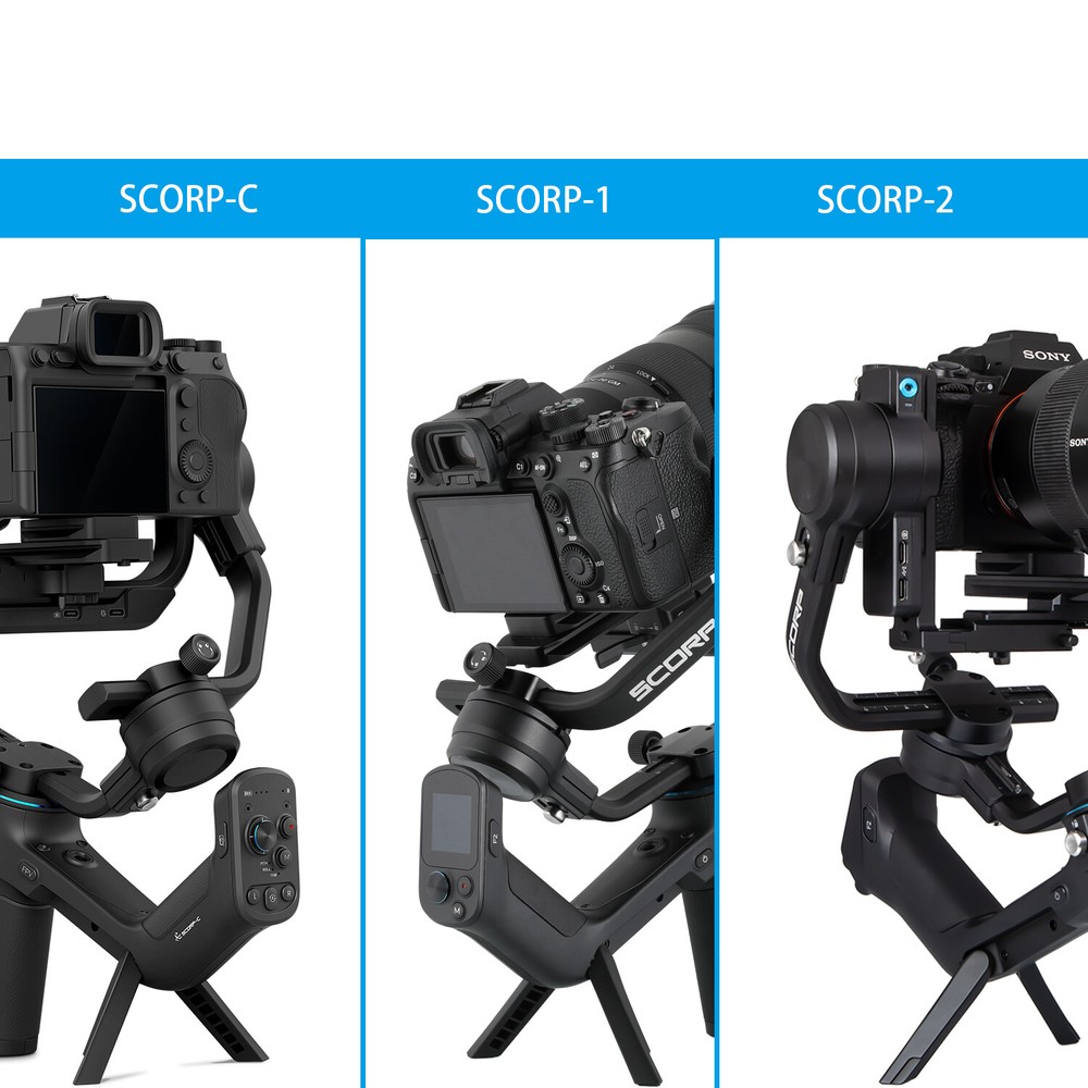 SCORP-C / SCORP-1 / SCORP-2 3-Axis Gimbal Stabilizer For DSLR Camera Mirrorless