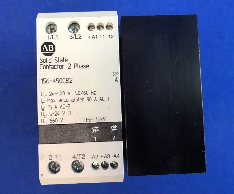 ALLEN BRADLEY 156-A50CB2 SOLID STATE CONTACTOR 2 PHASE