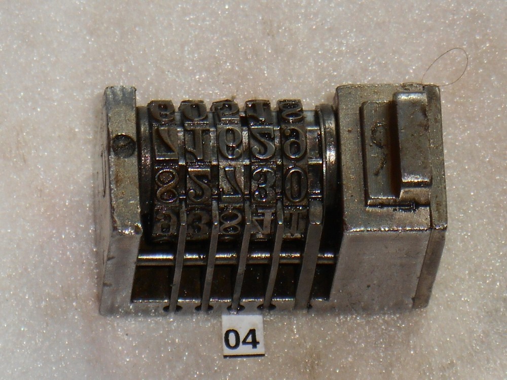 WETTER | Reverse letterpress numbering machine | 04