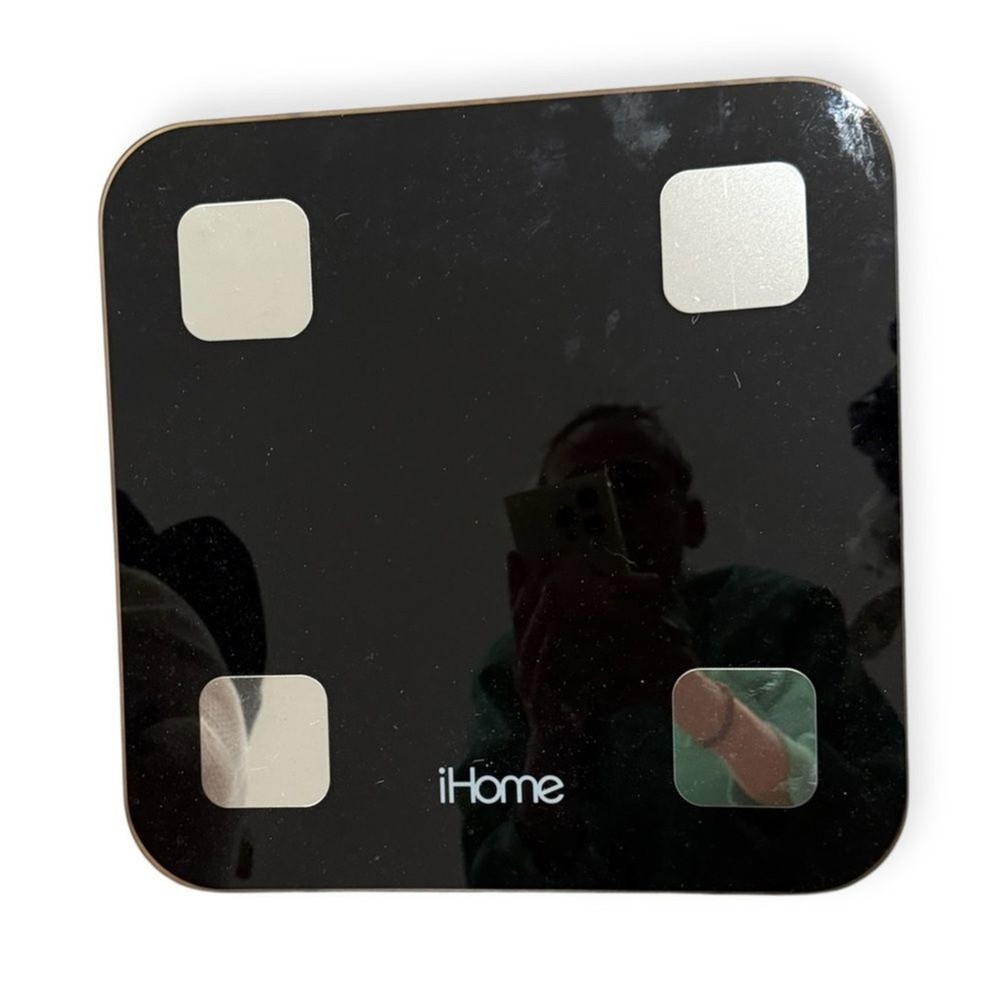 iHome Black and Silver Touch Sensitive Scale