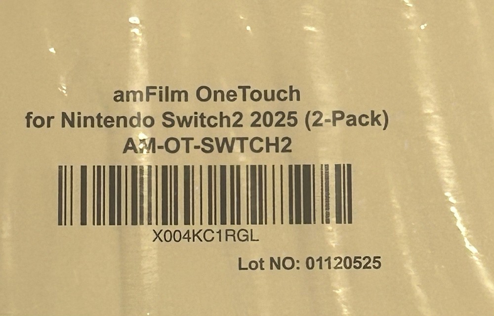 Glass Screen Protector for Nintendo Switch2 2025 (2-pack). New
