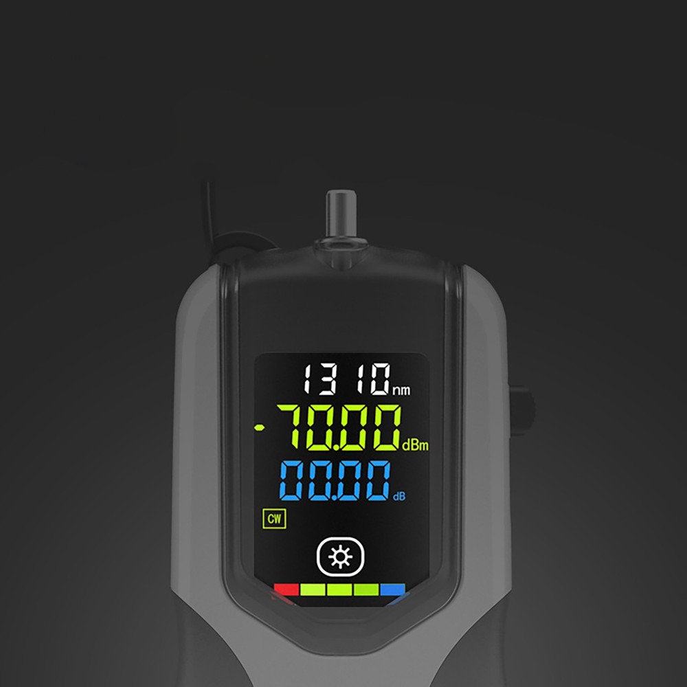 Multifunction Optical Power Meter ‑50~+26dBm Fiber Optic Cable Tester Tool