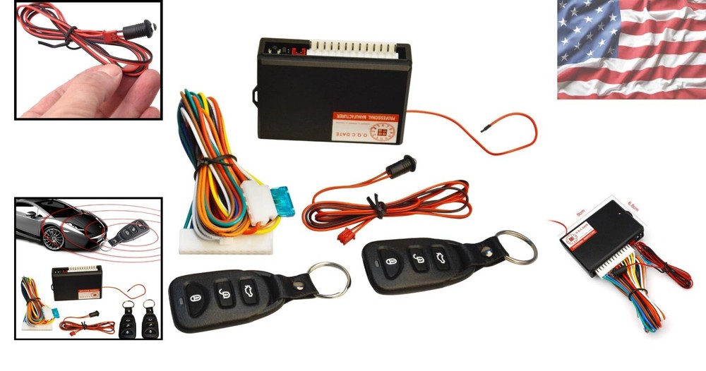 Secure Your Vehicle with Universal Keyless Entry System - 80m Range Remote