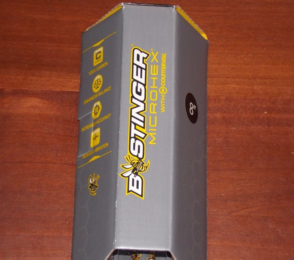 Bee Stinger MicroHex 8" Stabilizer in Grey Finish- B Stinger