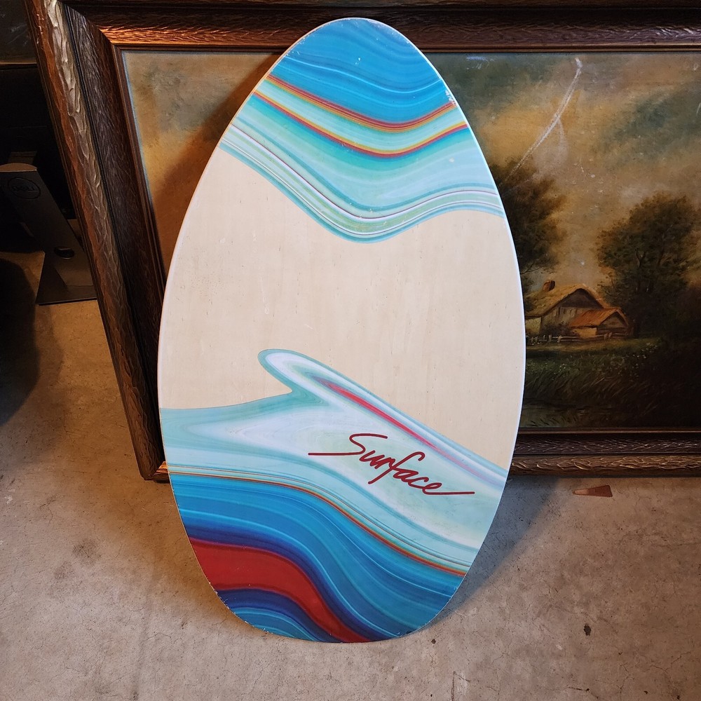Surface Surfboard Used Once Wooden