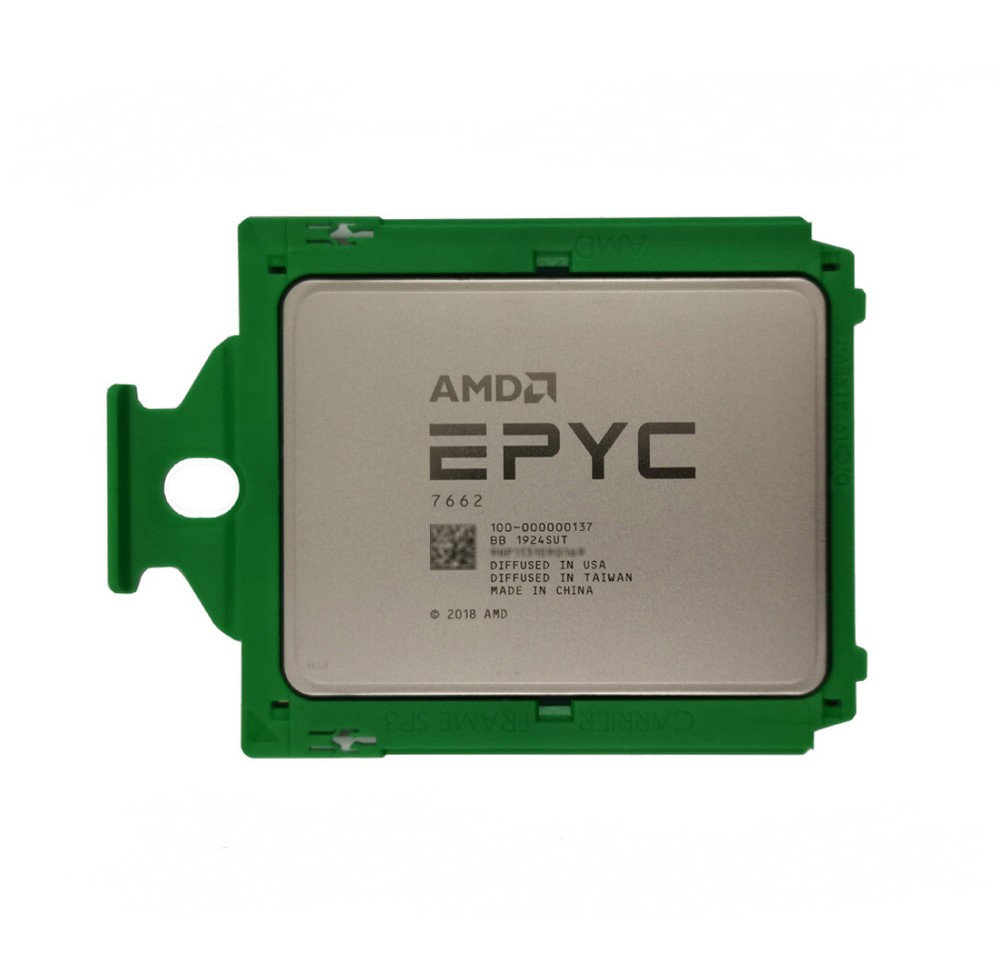 AMD EPYC 7662 2.0 GHz CPU Socket SP3 225W 100-000000137 Server Processor 256MB