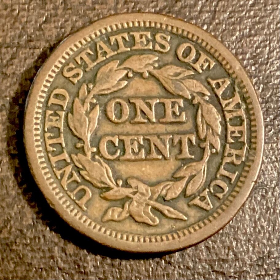1847 Braided Hair US Large Cent cd -