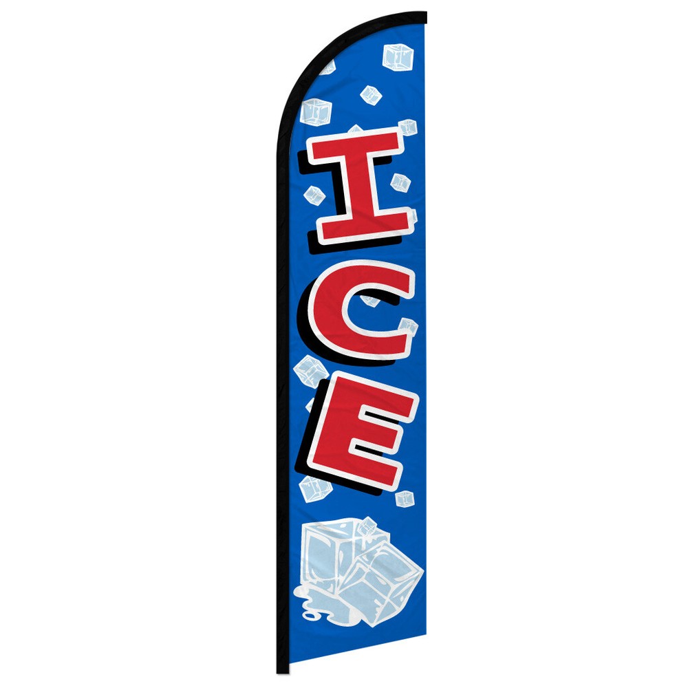 Ice Windless Swooper Flag Concessions Drinks