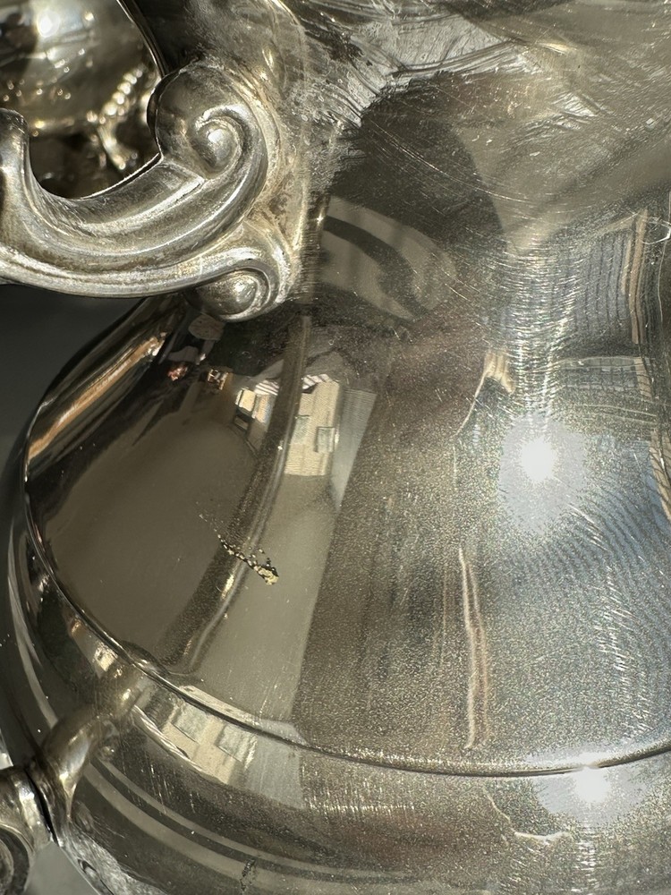 Antique Silverplate Tea & Coffee Set on Tray