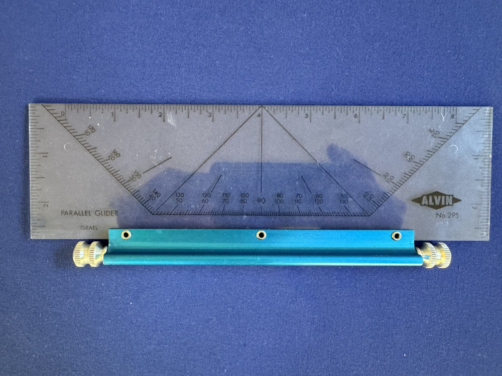 Alvin 295 Parallel Glider • Architect Drafting Engineering Tool • 9 1/2"