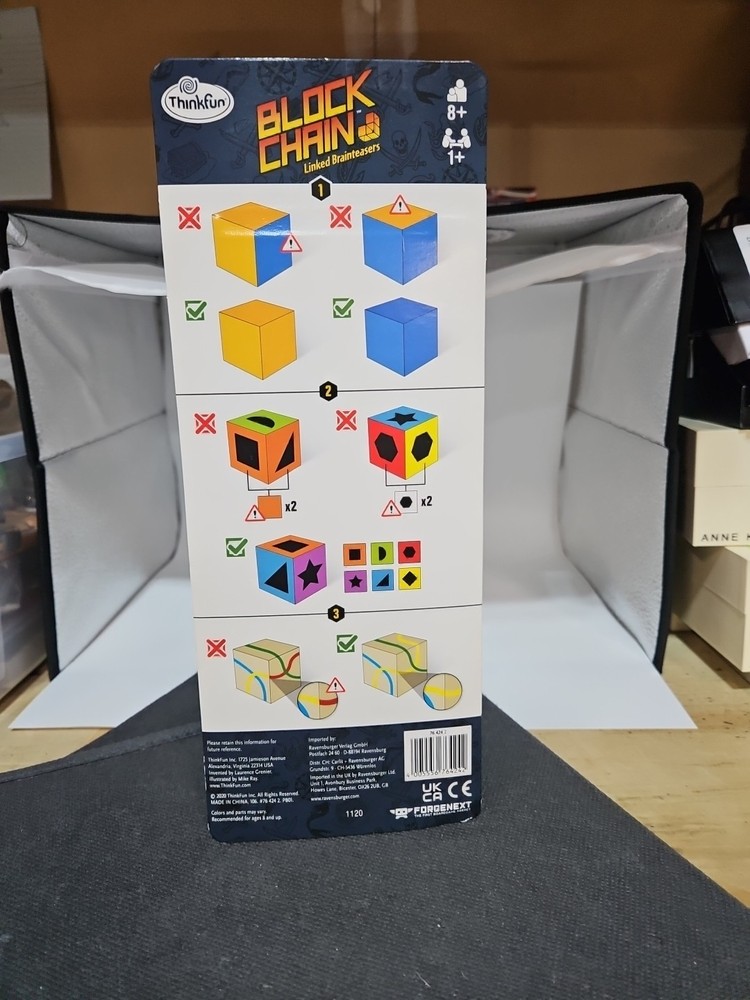 ThinkFun Block Chain Pirates Brainteaser