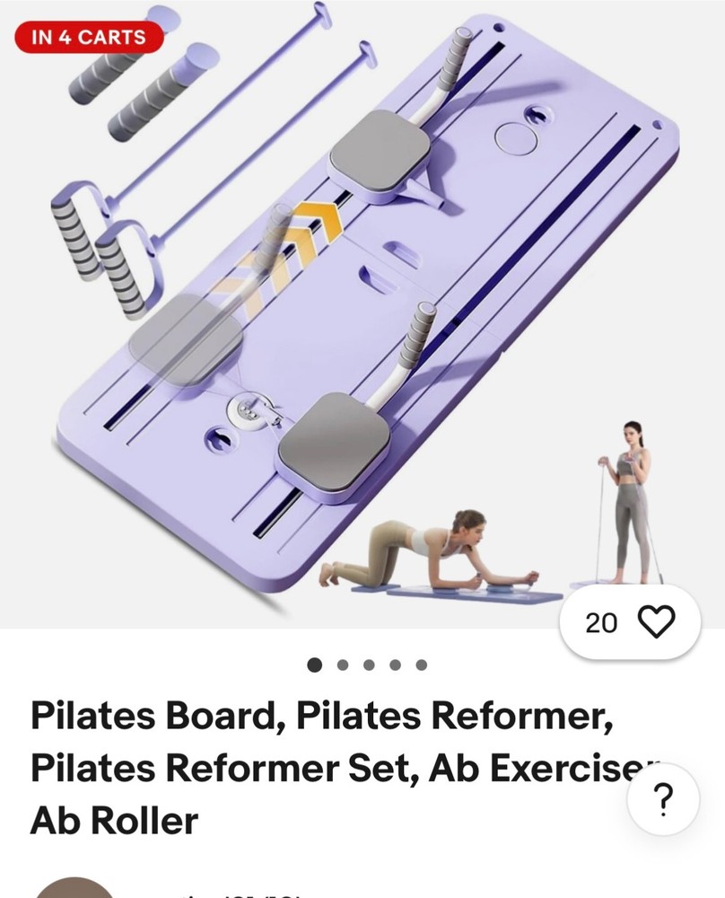 Pilates Reformer Board - Multifunctional Foldable Abdominal Board Core Trainer