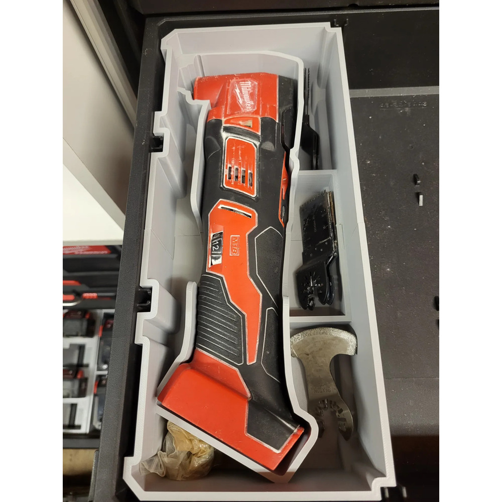 Milwaukee M18 Brushed Multitool Packout Drawer Insert – Slim 1/3-Width Organiser