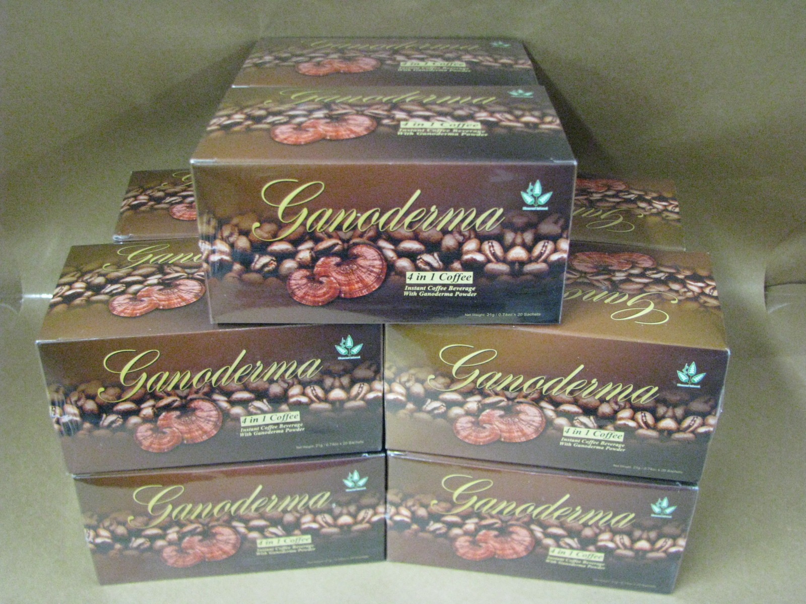 Ganoderma Coffee 4 -1 Creamer & Sugar 10 Boxes - 4 in 1, Healthy Coffee 200 pks
