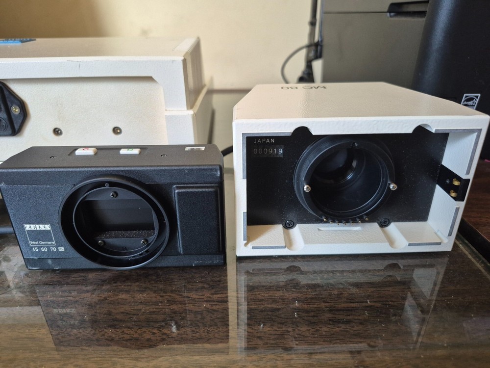 Carl Zeiss MC-80 Microscope Camera Exposure Controller w/ Camera, Cord & Cable