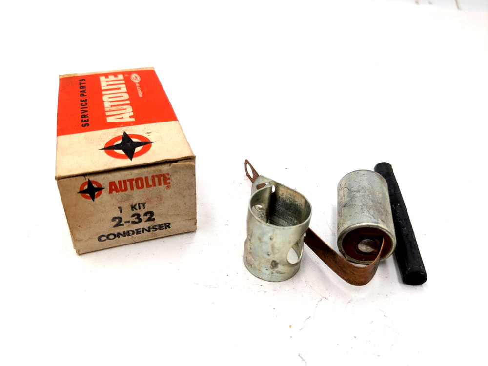 Nos Autolite 2-32 Ignition Condenser