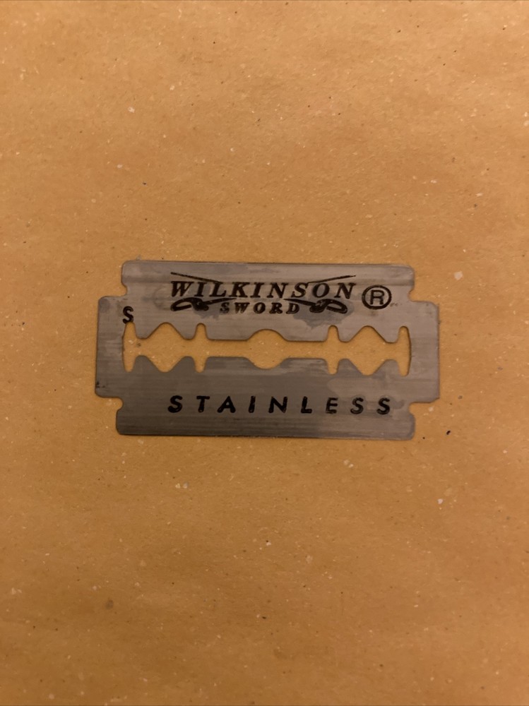 5 Double Edge Razor Blades, Gillette Wilkinson Sword