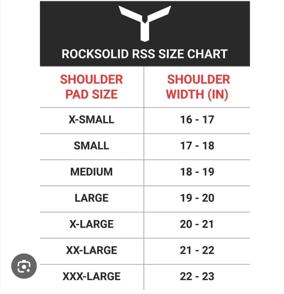 Rock Solid RSS Shoulder Pads Black/green. Small Size.