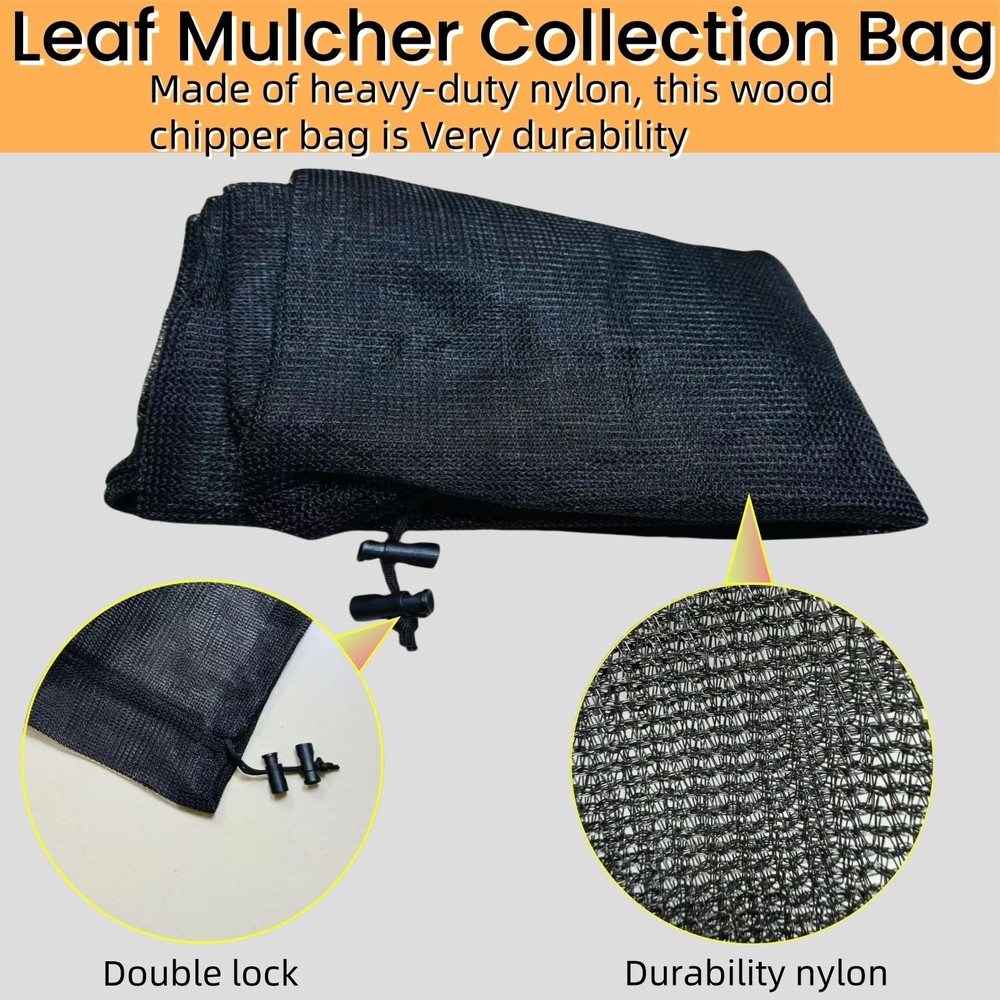 Universal 24 x54 Wood Chipper Replacement Bag，Large Capacity Adjustable Openi...