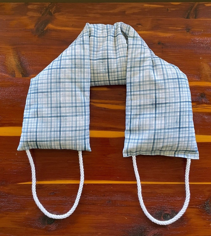Unscented Rice Bag Heating Pad with Handles - Use Hot/Cold