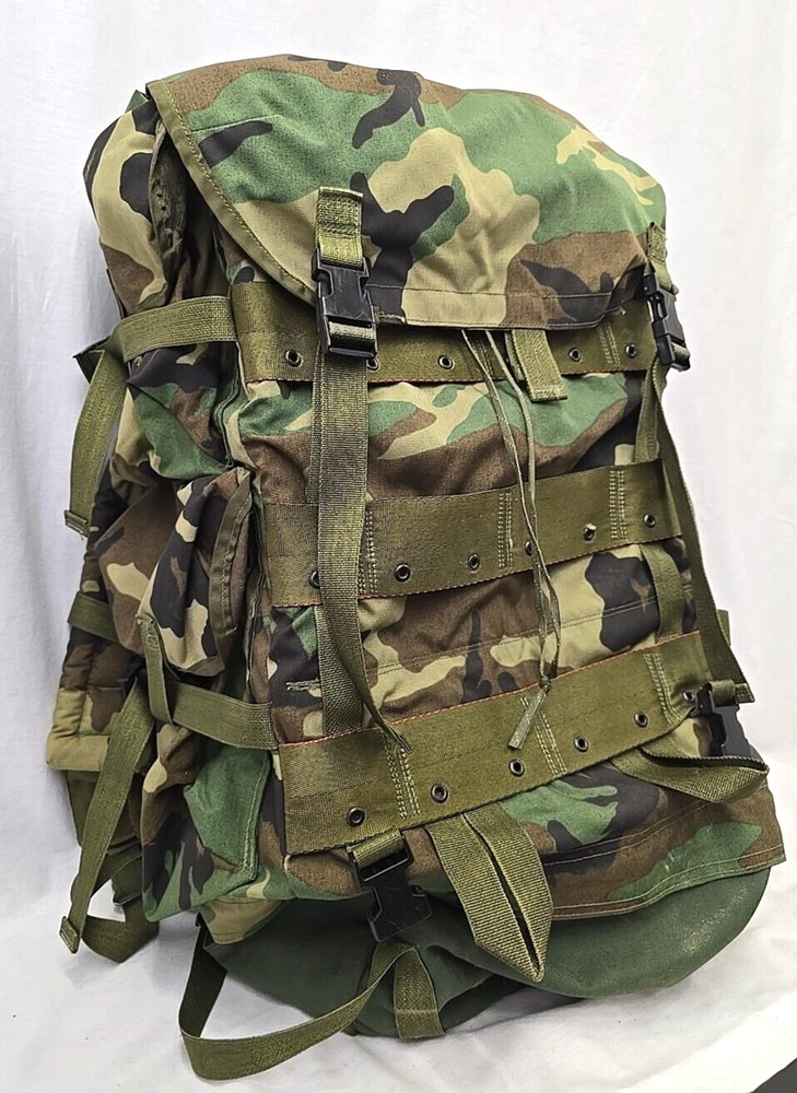 USGI Field Pack Large w/ Internal Frame Woodland Cag Sof Devgru Seal