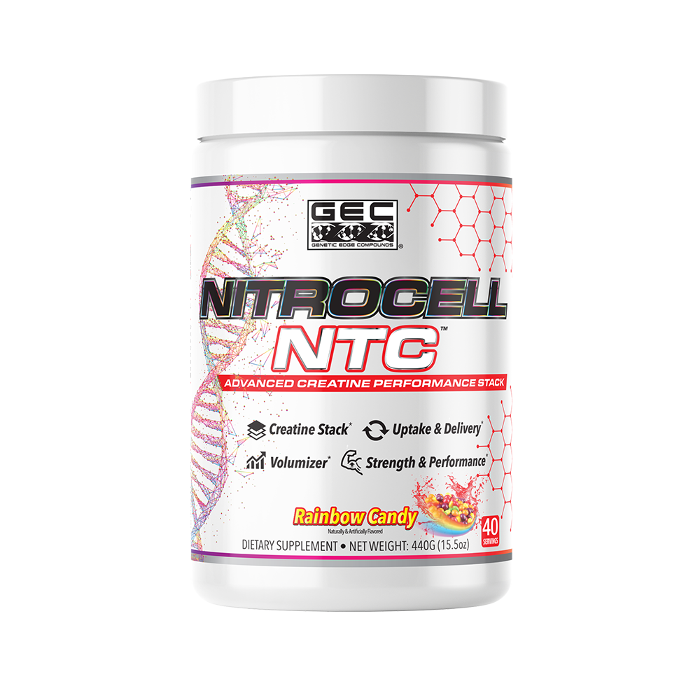 GEC Nitrocell 4x Creatine Quad Stack Bulking & Increase Power Island Berry