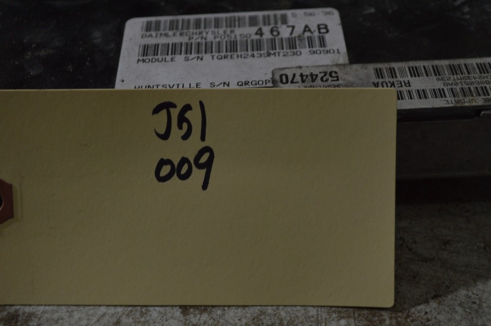 Jeep GND CHE Engine Computer Programmed Plug & Play ECM P05150467AB J51 009