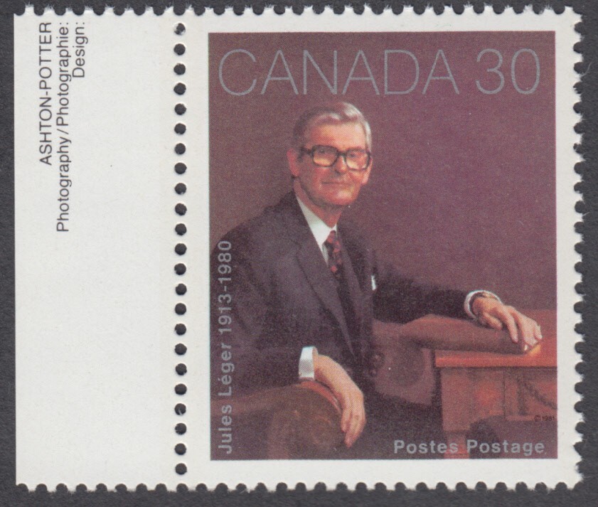 Canada - #914 Governor General Jules Leger - MNH