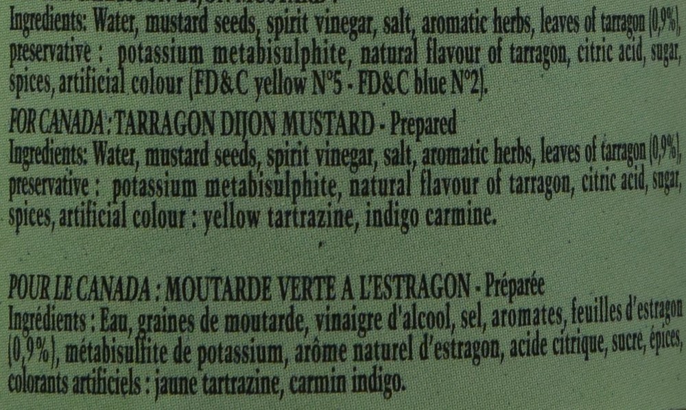 Mostaza Estragon Dijon 7.4 Oz