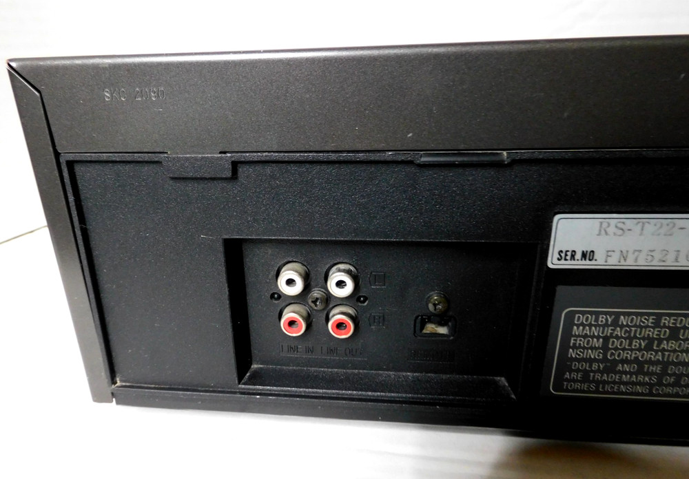 Technics Stereo Double Cassette Deck - RS-T22 - Includes Manual - Works Great!