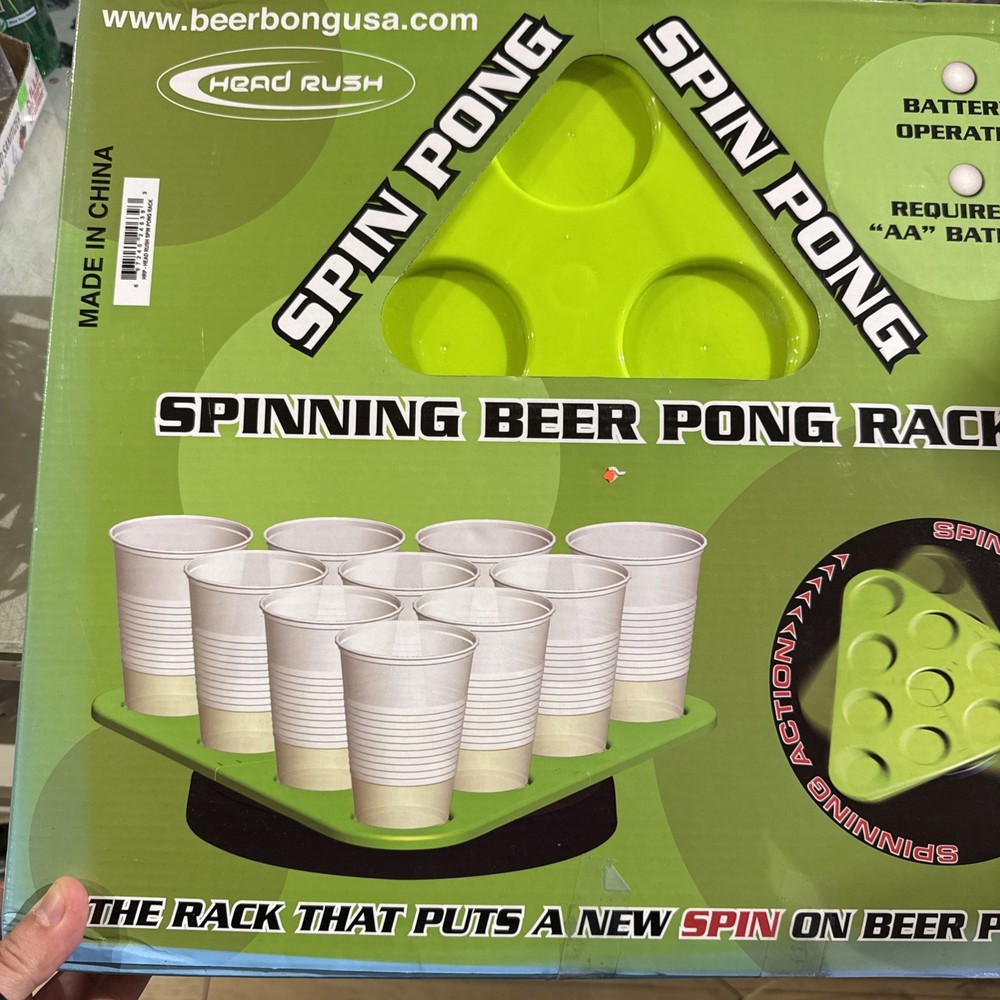 Spin Pong - Spinning Ber Pong Rack